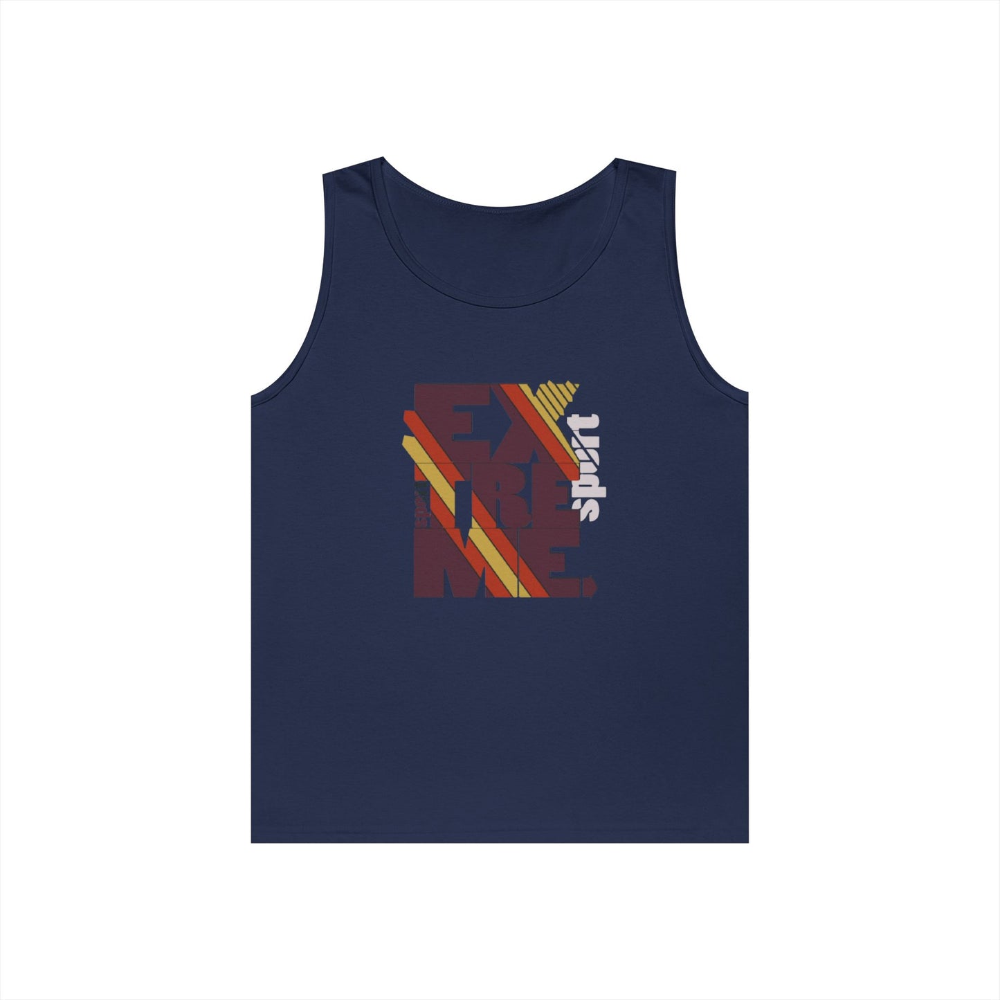 Extreme Vibe Men's Heavy Cotton Tank Top - Perfect for Summer Adventures