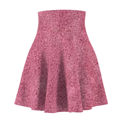 Stylish Women's Skater Skirt - Trendy Pink Design for Casual Outings