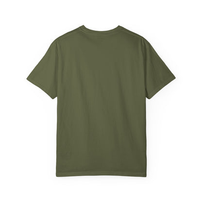 Courage Graphic Tee - Men's Garment-Dyed T-Shirt, Inspirational Shirt, Casual Wear, Gift for Friends, Motivational Apparel