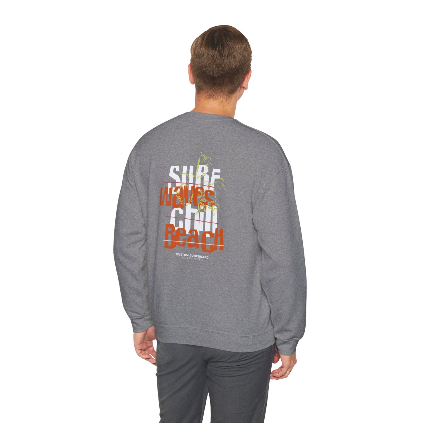 Funny Christmas Santa Crewneck Sweatshirt | Holiday Cheer | Men's