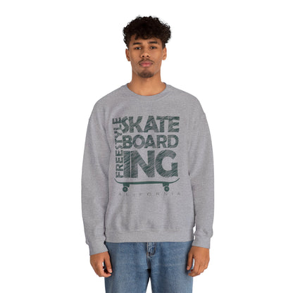 Skateboarding Crewneck Sweatshirt - Men's Heavy Blend™