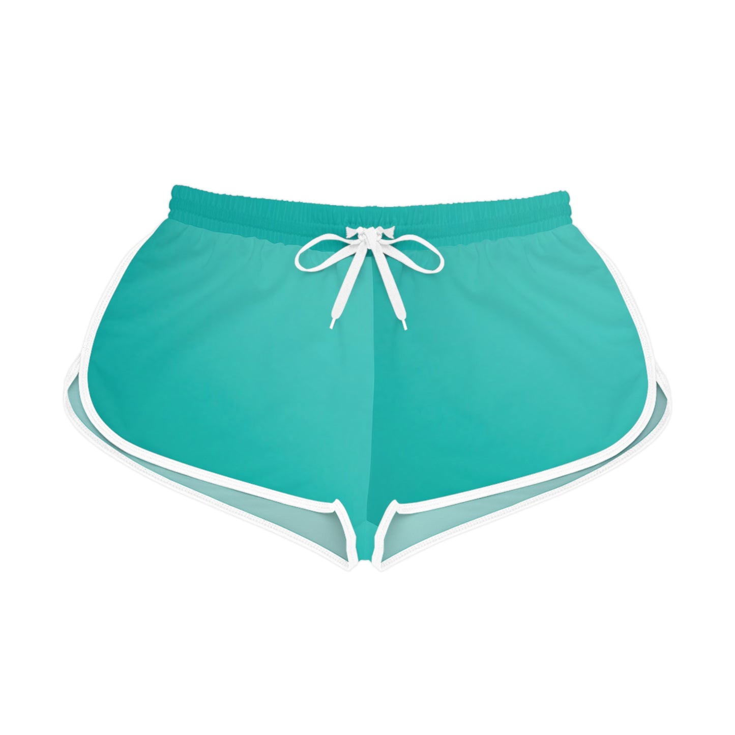Women's Relaxed Beach Shorts - Soft Aqua Color for Summer Vibes