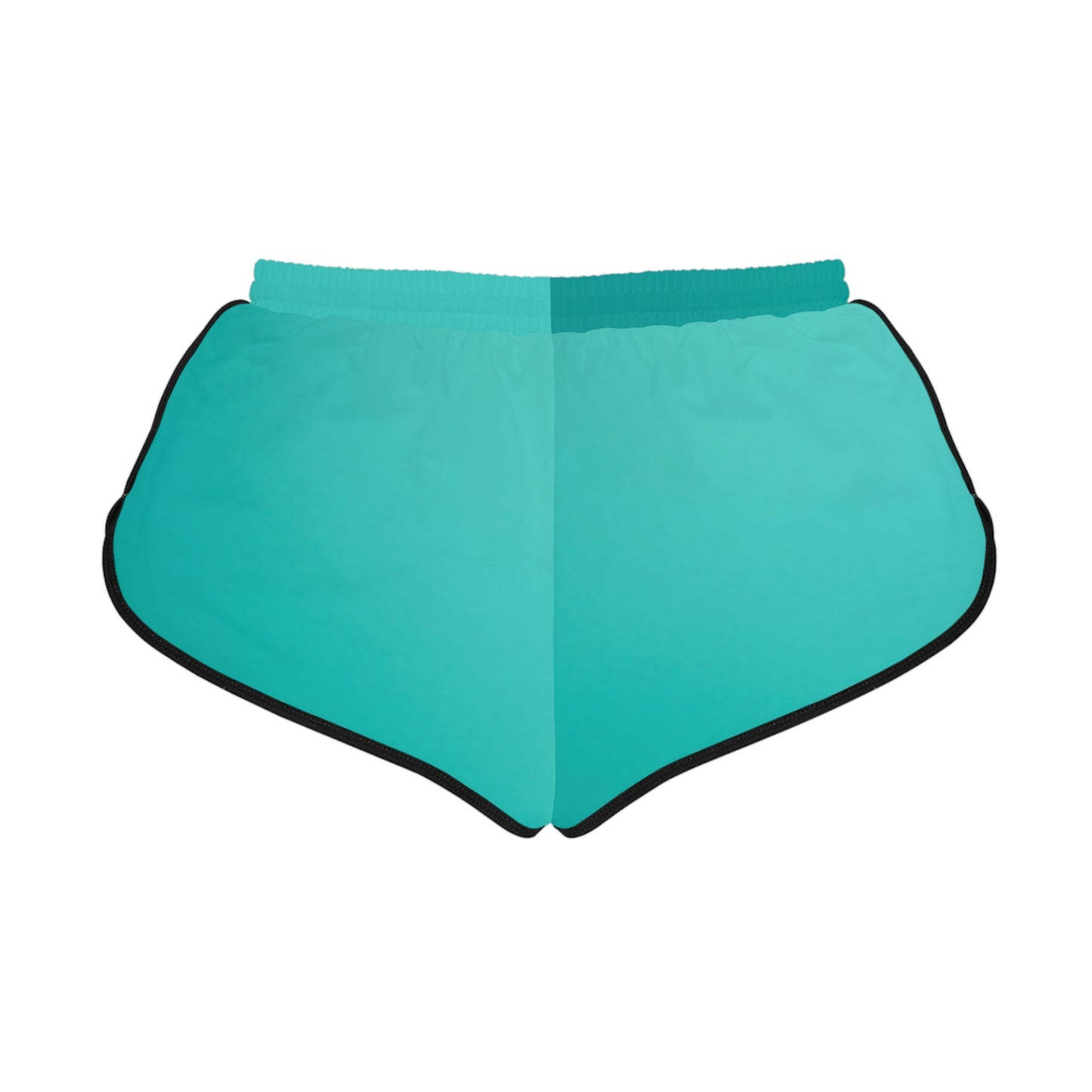 Women's Relaxed Beach Shorts - Soft Aqua Color for Summer Vibes