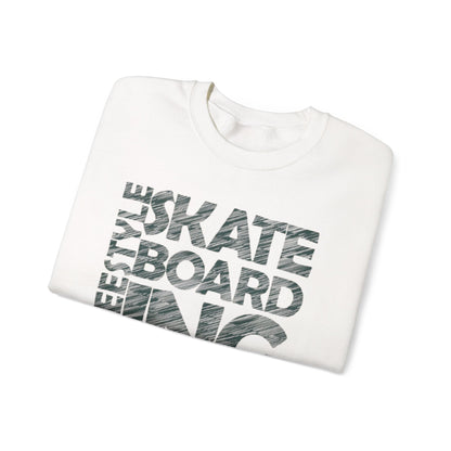 Skateboarding Crewneck Sweatshirt - Men's Heavy Blend™
