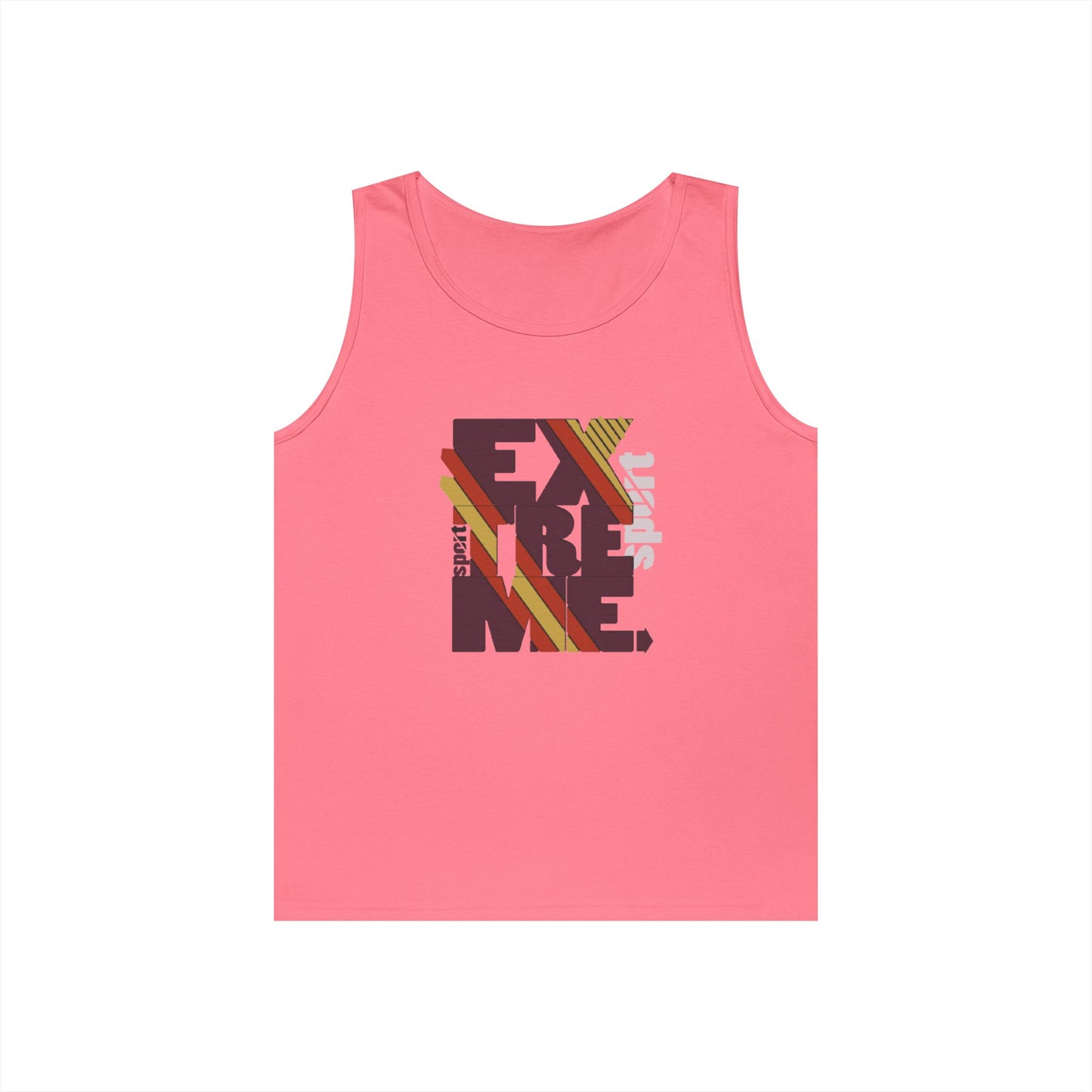 Extreme Vibe Men's Heavy Cotton Tank Top - Perfect for Summer Adventures