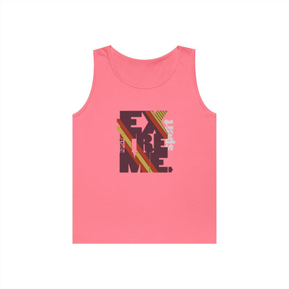Extreme Vibe Men's Heavy Cotton Tank Top - Perfect for Summer Adventures