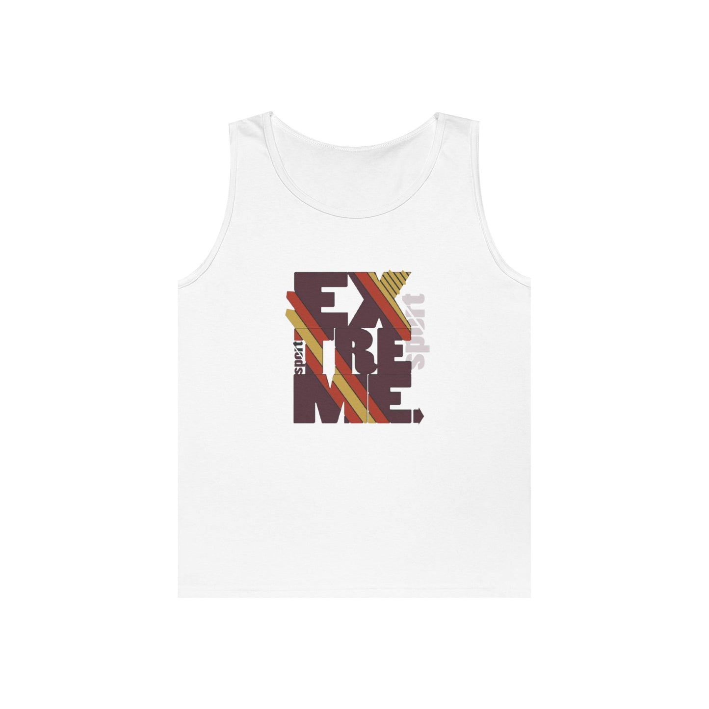 Extreme Vibe Men's Heavy Cotton Tank Top - Perfect for Summer Adventures