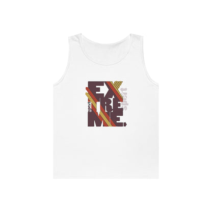 Extreme Vibe Men's Heavy Cotton Tank Top - Perfect for Summer Adventures