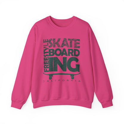 Skateboarding Crewneck Sweatshirt - Men's Heavy Blend™