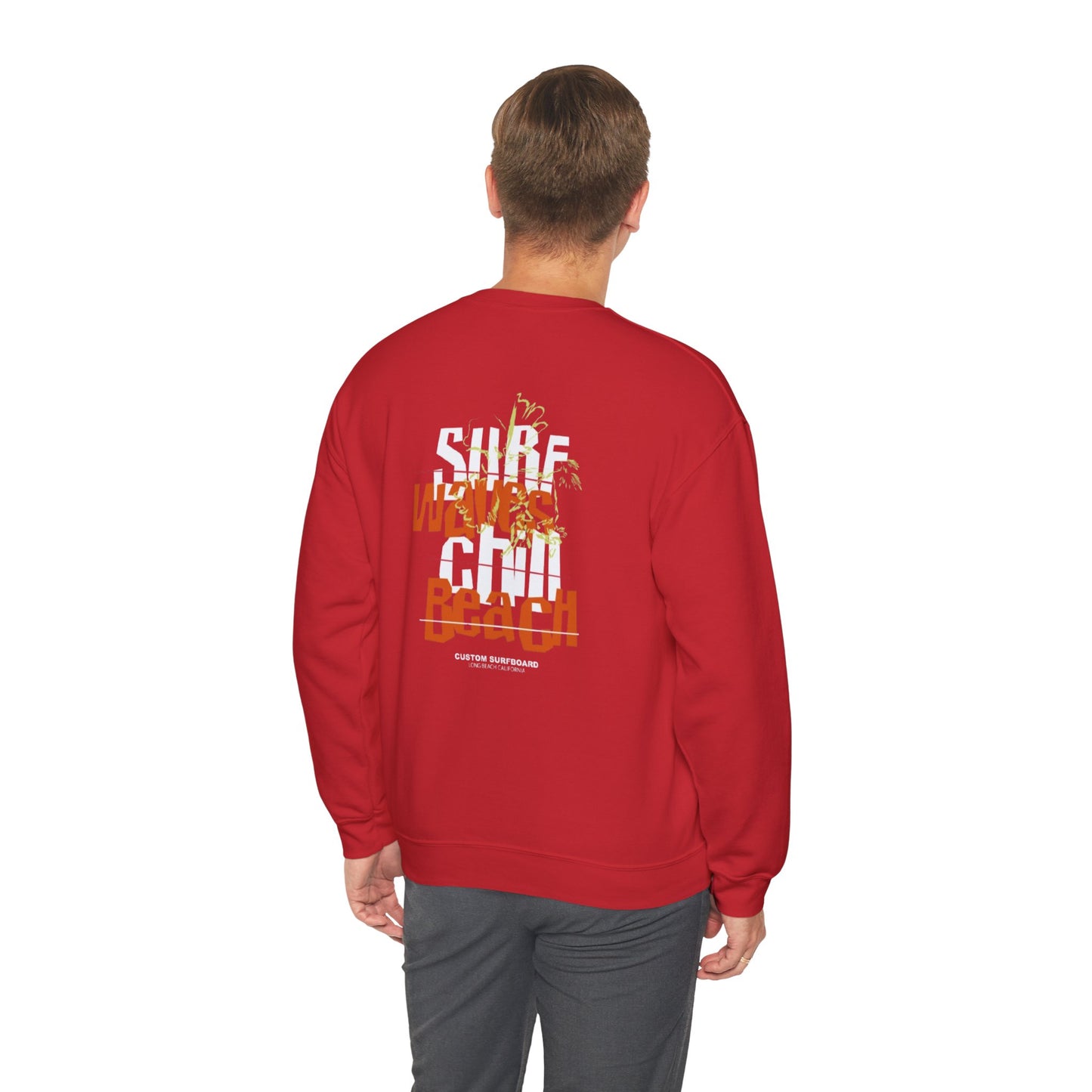 Funny Christmas Santa Crewneck Sweatshirt | Holiday Cheer | Men's